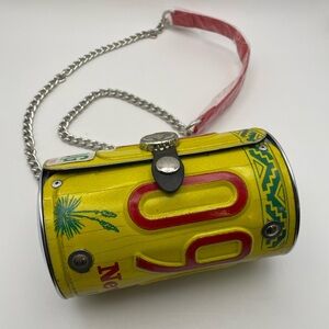 Vintage bag Crossbody RARE purse Earth License Plate New Mexico Boho Unique 1995